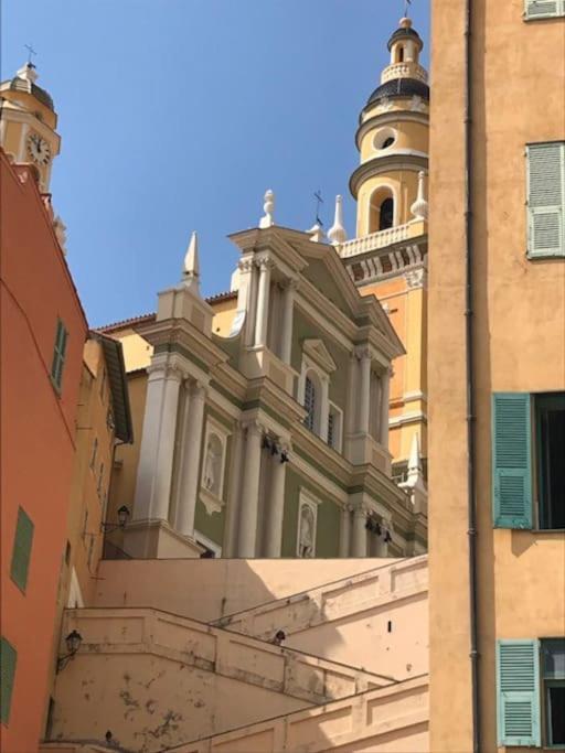 Duplex Vue Mer 50M De La Plage Des Sablettes Menton Exterior photo