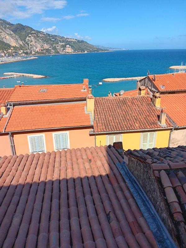 Duplex Vue Mer 50M De La Plage Des Sablettes Menton Exterior photo